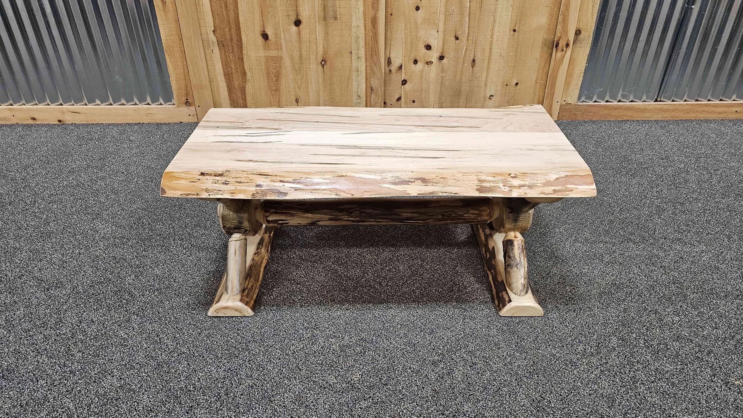 Aspen Wagon Wheel Coffee Table — EZ Mountain Rustic Furniture